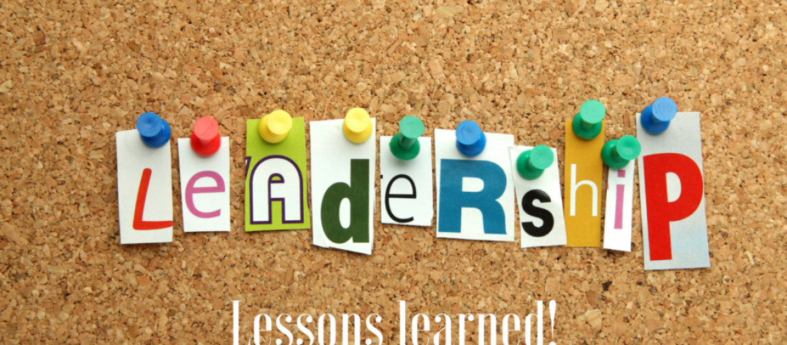 leadership Lessons learned blog pic